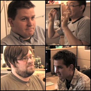 Clockwise from top left: Leone, Nguyen, Frechette, and O'Donnell.
