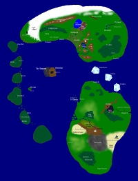 A map of the campaign setting