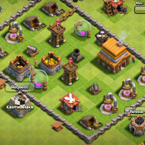 My town in Clash of Clans