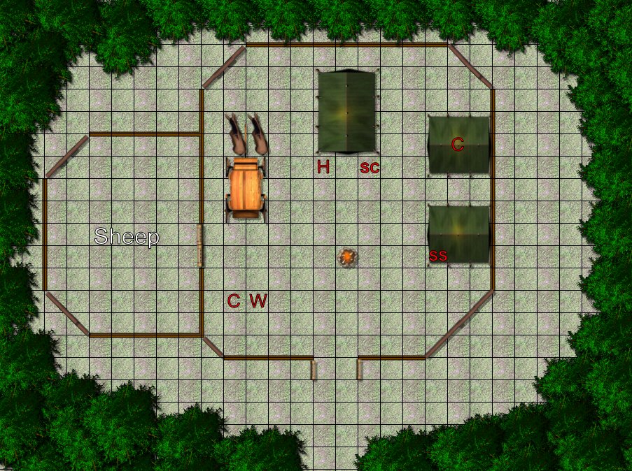 Goblin Camp Encounter Map