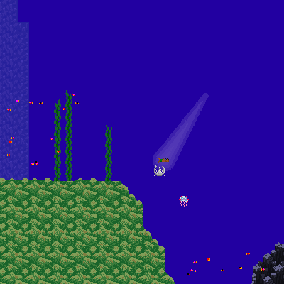 A screenshot from Beneath the Waves