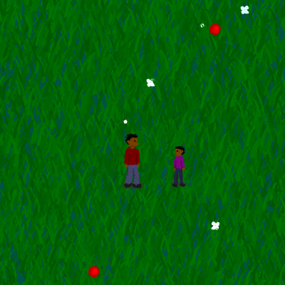 A screenshot from Passing the Ball